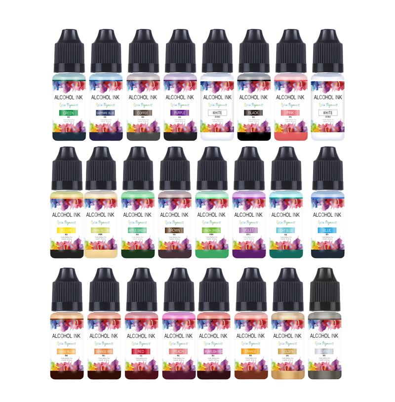 10ml/Bottle 22Colors Alcohol I - огляд і ціна Resin Dye Alcohol