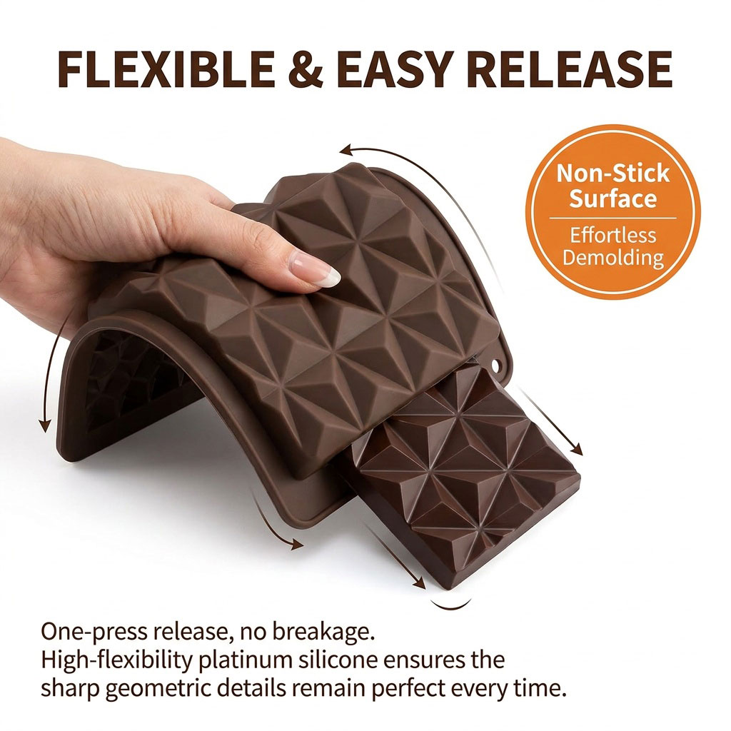 2-in-1 Silicone Chocolate Bar  - огляд і ціна Silicone Mold Tray
