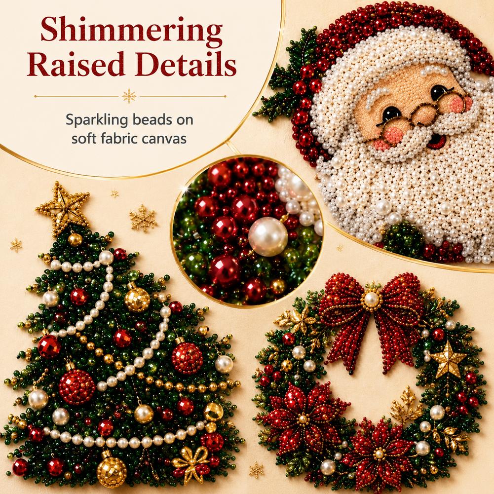 Christmas Santa Claus Pearl Ar - огляд і ціна Resin Craft Kit