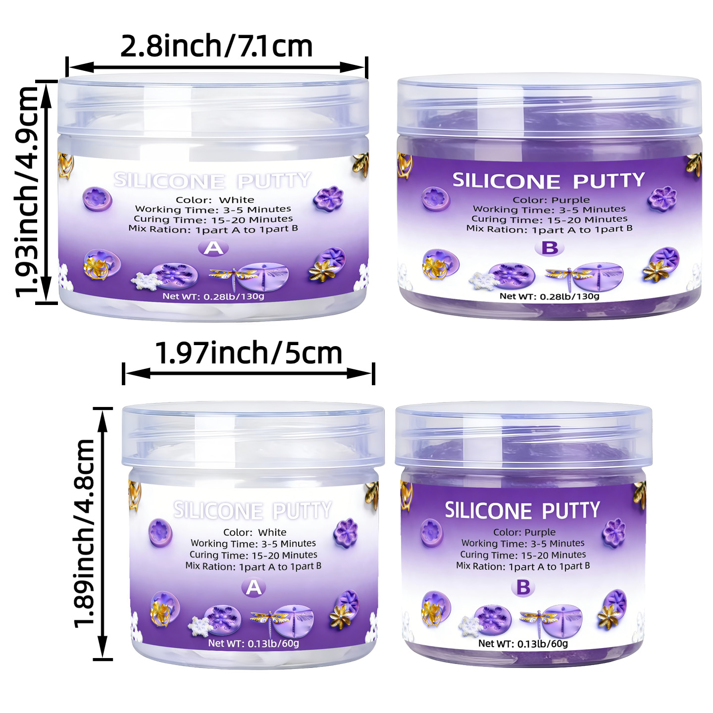 Silicone Putty - Flexible Sili - огляд і ціна Resin Craft Kit