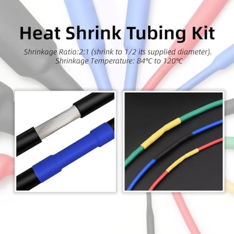 164PCS 2: 1 Cable Shrink Tube  - огляд і ціна Heat Gun Small