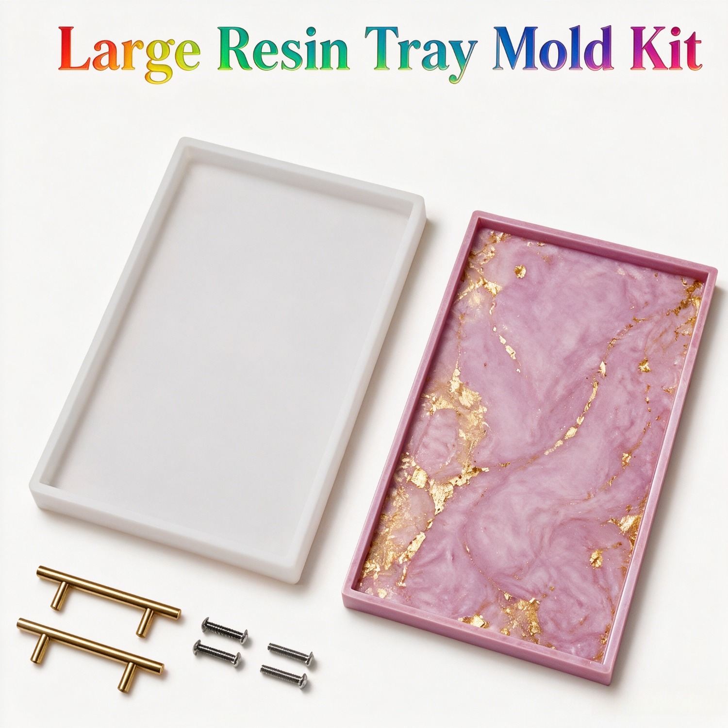 Resin Silicone Moulds, 2D Flat - огляд і ціна Silicone Mold Tray