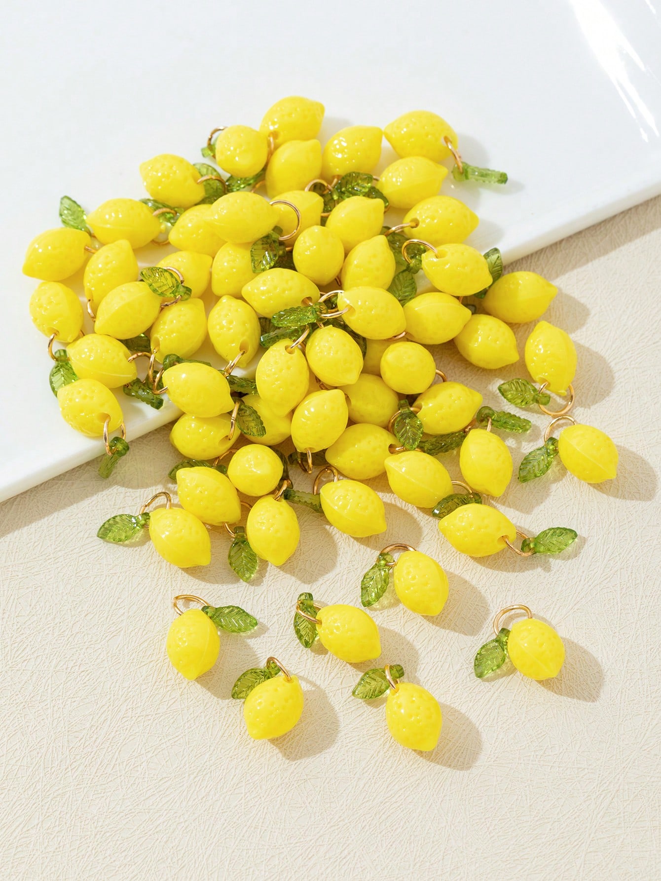 10Pcs 3D Lemon Resin Charms Pe - огляд і ціна Resin Craft Supplies