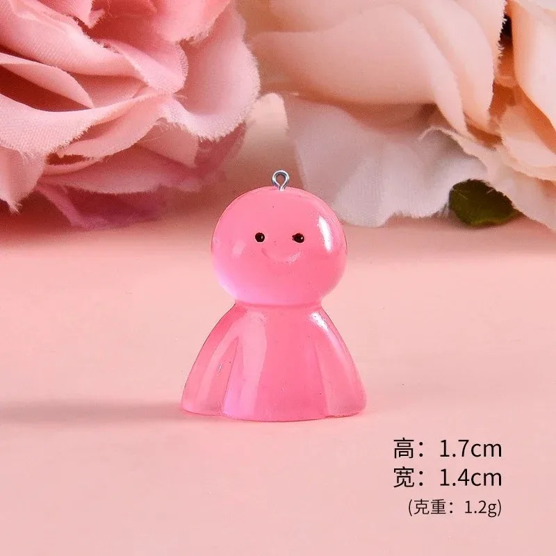 10Pcs Glow In Dark Cartoon Dol - огляд і ціна Resin Craft Supplies