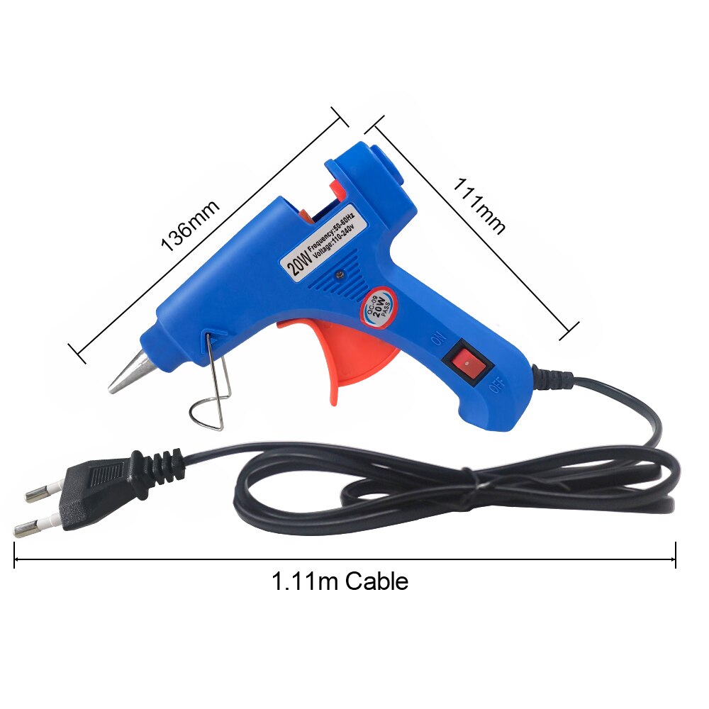 20W Hot Melt Glue Gun Househol - огляд і ціна Heat Gun Small