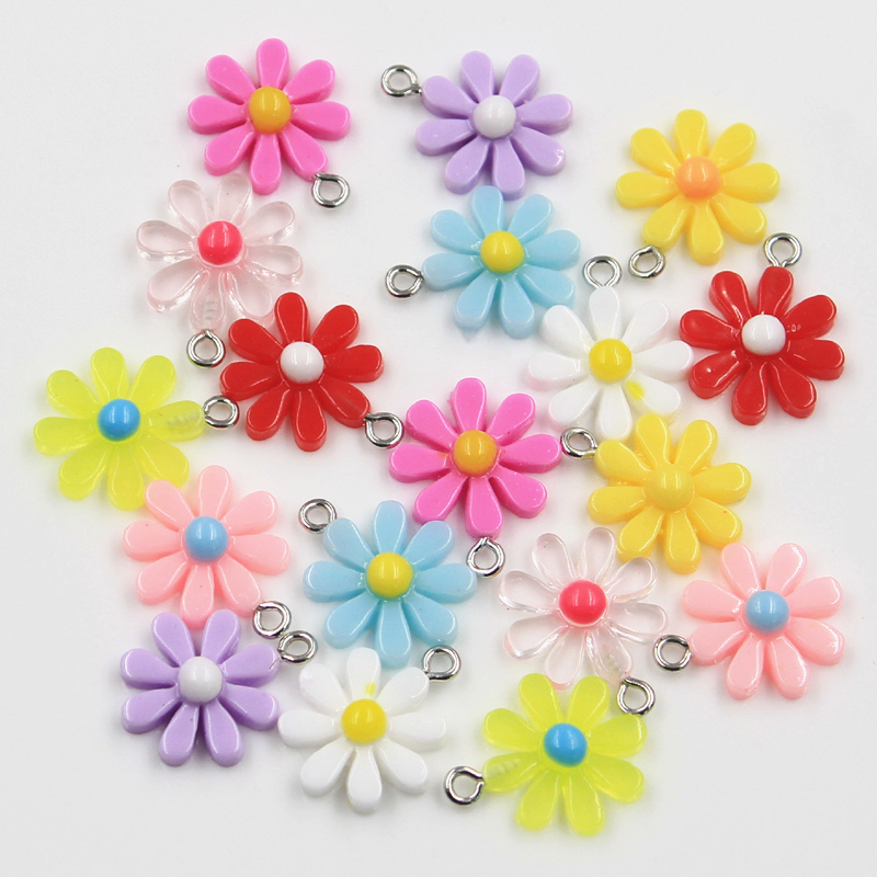 30pcs Charms flower sunflower  - огляд і ціна Flower Preservation Resin