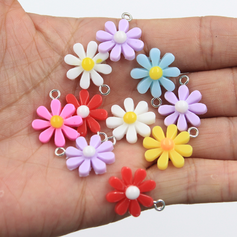 30pcs Charms flower sunflower  - огляд і ціна Flower Preservation Resin