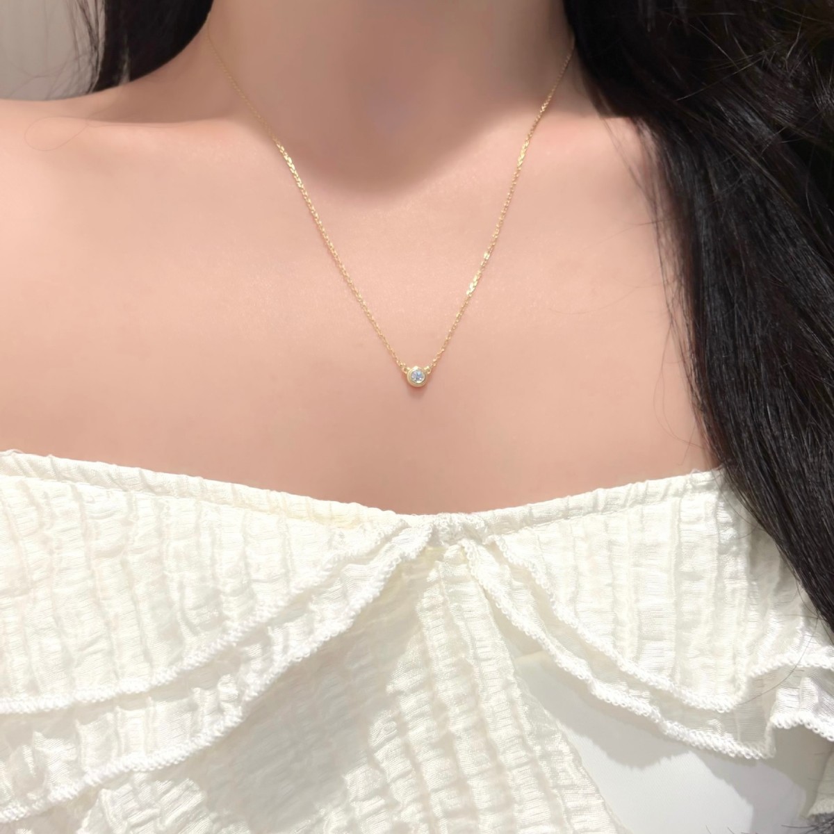 S925 Sterling Silver Moissanit - огляд і ціна Bezels Set Pendant