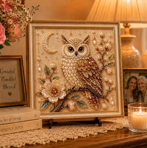 Owl Diamond Pearl Art DIY Pain - огляд і ціна Resin Craft For Beginners