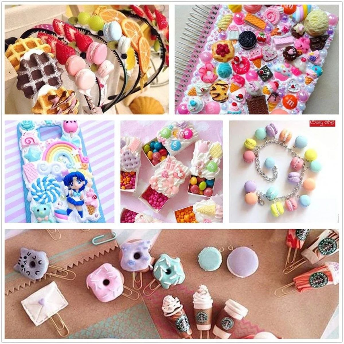 30pcs Random Candy Slime Charm - огляд і ціна Resin Craft Supplies