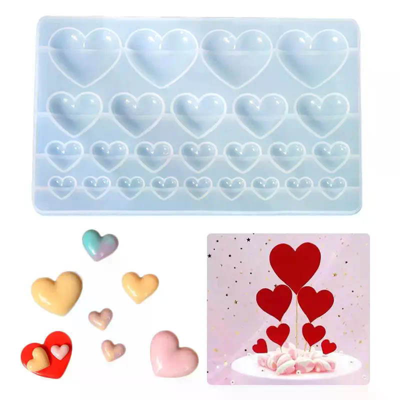 Silicone Mold Heart Shape Pend - огляд і ціна Resin Craft Workshop