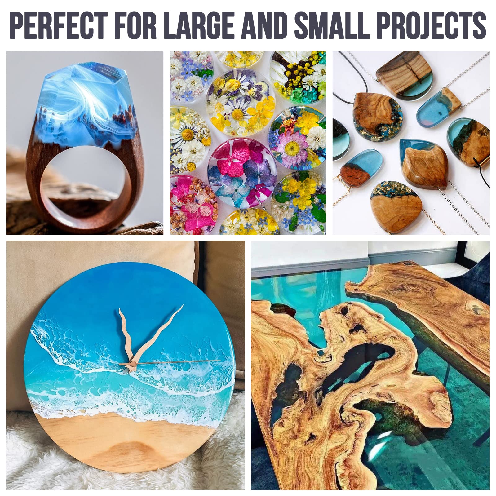 Epoxy Resin Kits Set, Art Kit  - огляд і ціна Resin Craft For Beginners