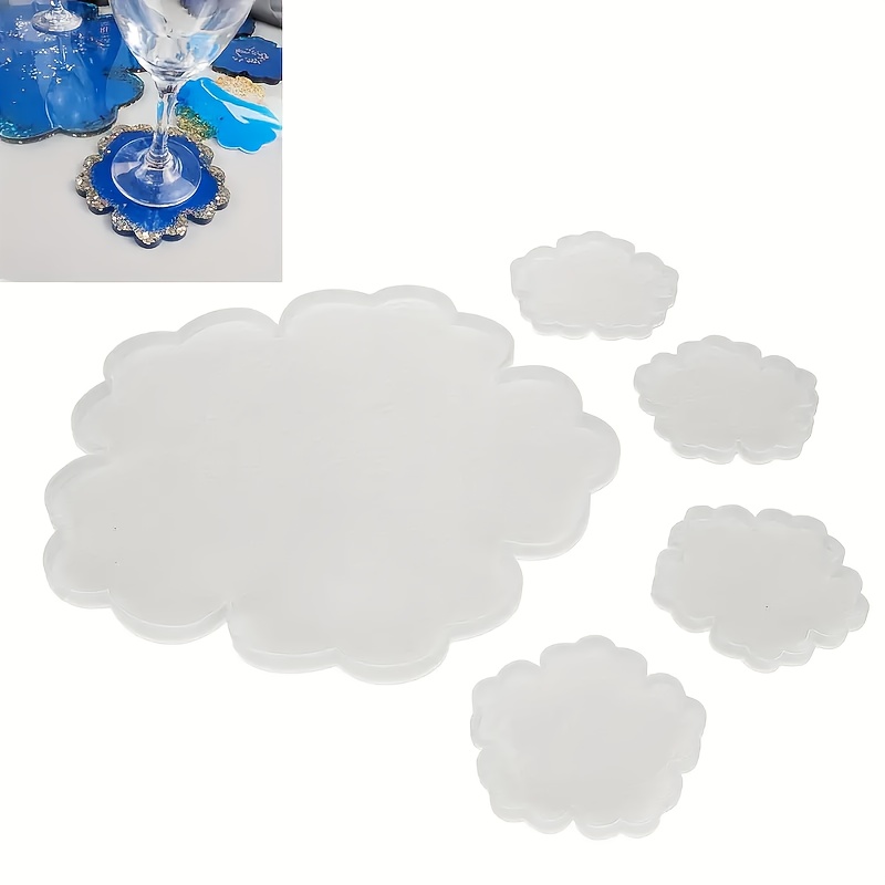 5pcs Mirror Large Flower Small - огляд і ціна Flower Preservation Resin