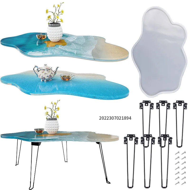 Large 61cm Irregular tray epox - огляд і ціна Resin Ocean Wave Mold