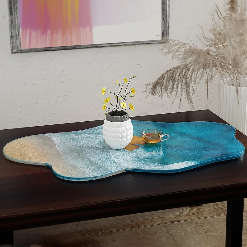 Large 61cm Irregular tray epox - огляд і ціна Resin Ocean Wave Mold