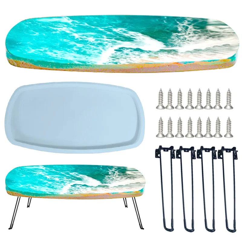 Large 61cm Irregular tray epox - огляд і ціна Resin Ocean Wave Mold
